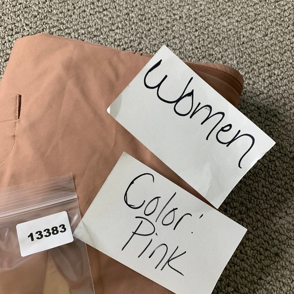 JoyLab Womens Rain Jacket Size XS Pink Long Sleeve Full Zip Snap Pocket Collared - Picture 14 of 14